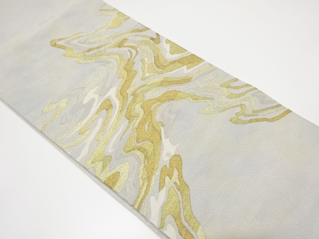 アンティーク　霞模様織り出し袋帯（材料）